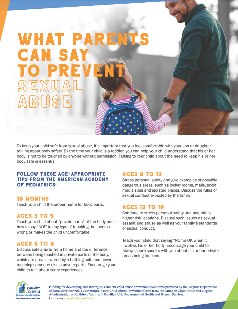 What Parents Can Say to Prevent Child Abuse