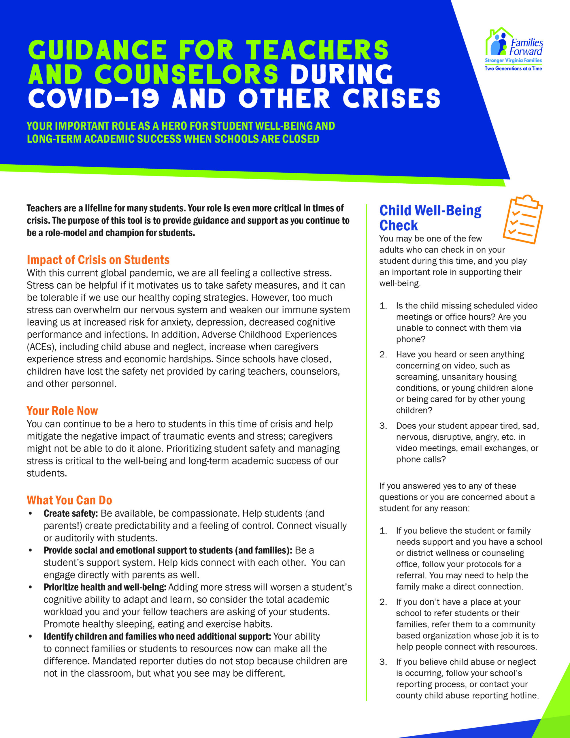 COVID-19 Guidance